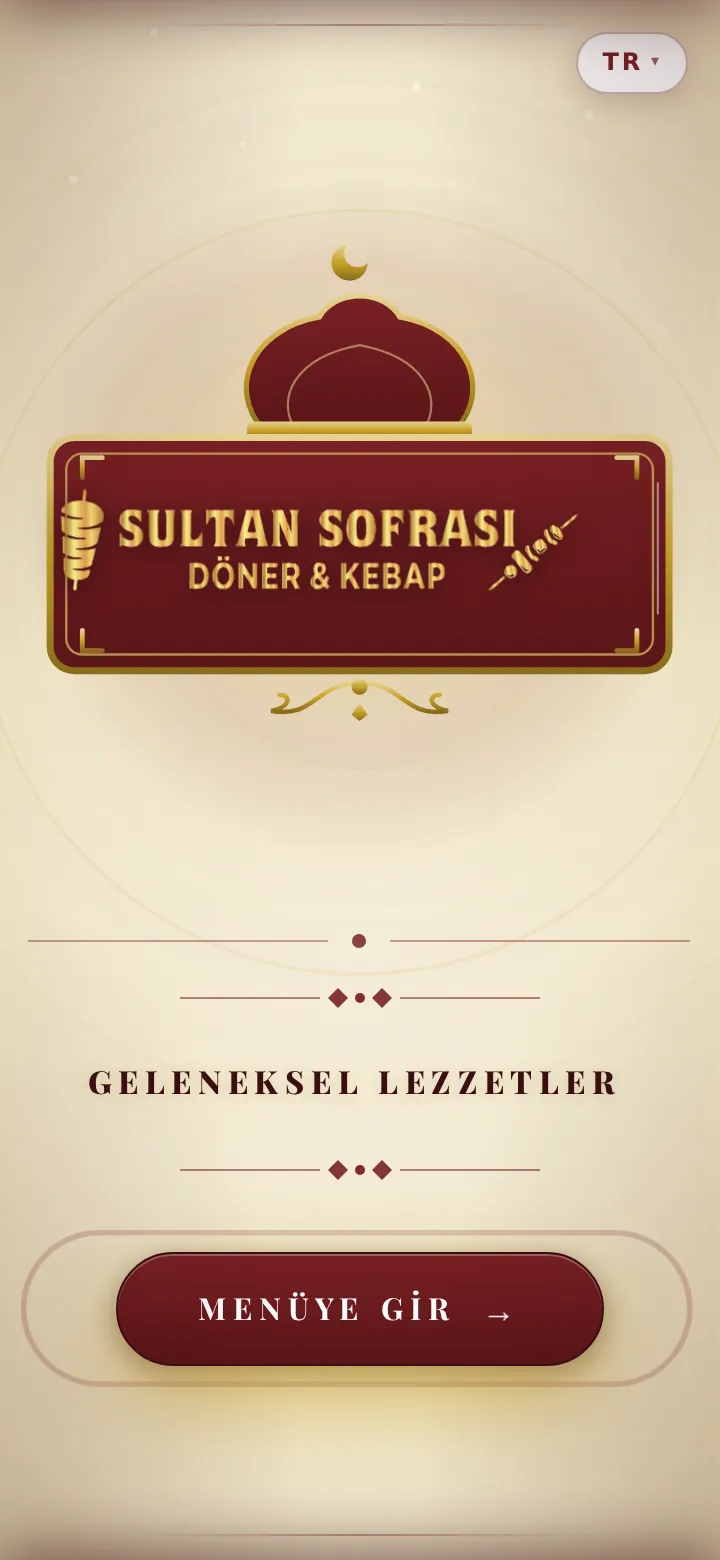 Sultan Sofrası menü önizleme