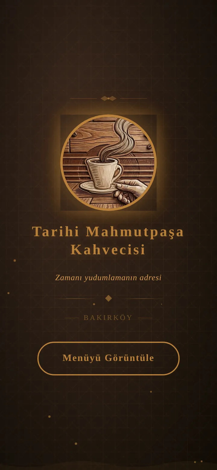 Tarihi Mahmutpaşa Kahvecisi menü önizleme
